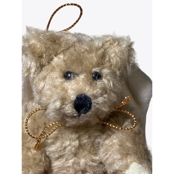 Boyds Collection Brown Teddy Bear Angel Wings Stuffed Animal Plush Ornament - Picture 2 of 7